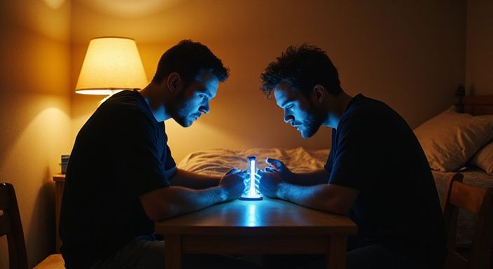 Twee volwassenen bespreken iets serieus terwijl ze naar een smartphone kijken. Twee volwassenen bespreken XXX dating Nederland serieus terwijl ze naar een smartphone kijken.